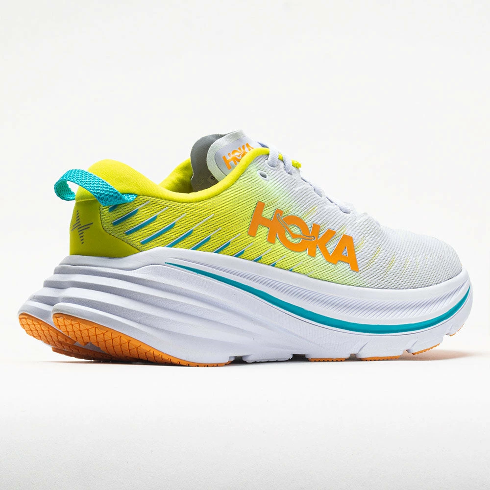 Deals ⌛ Coupon ❤️ Hoka One One Bondi X Men's White/Evening Primrose ⌛ 😉 8 Hoka One One Bondi X Men's White/Evening Primrose