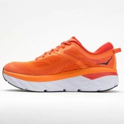 Hoka One One Bondi 7 Men's Persimmon Orange/Fiesta Running Shoes