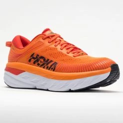 Hoka One One Bondi 7 Men's Persimmon Orange/Fiesta Running Shoes