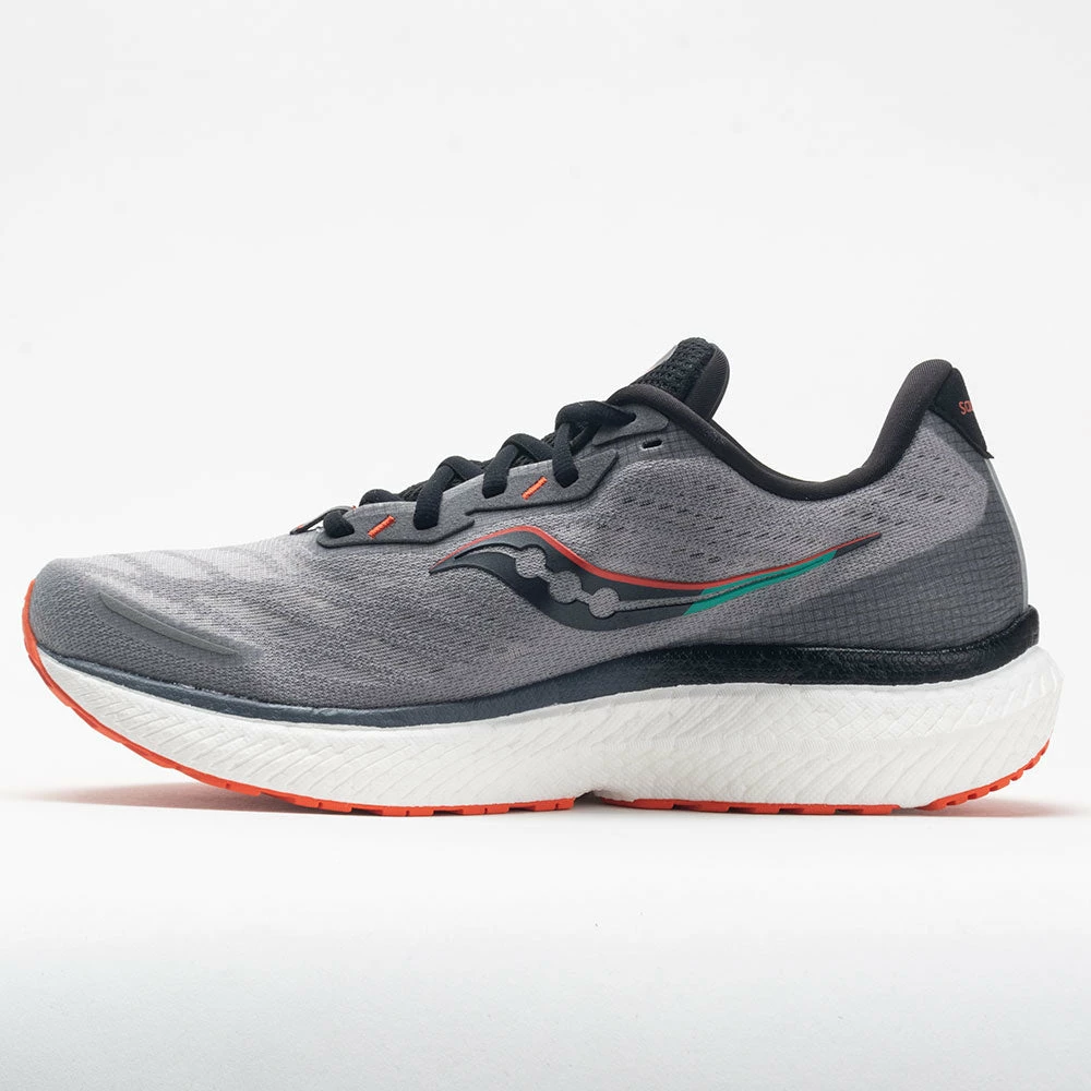 Best deal ๐ Buy โ Saucony Triumph 19 Men's Alloy/Fire Running ๐ ๐ Shoes ๐ฅฐ โค๏ธ 4 Saucony Triumph 19 Men's Alloy/Fire Running Shoes