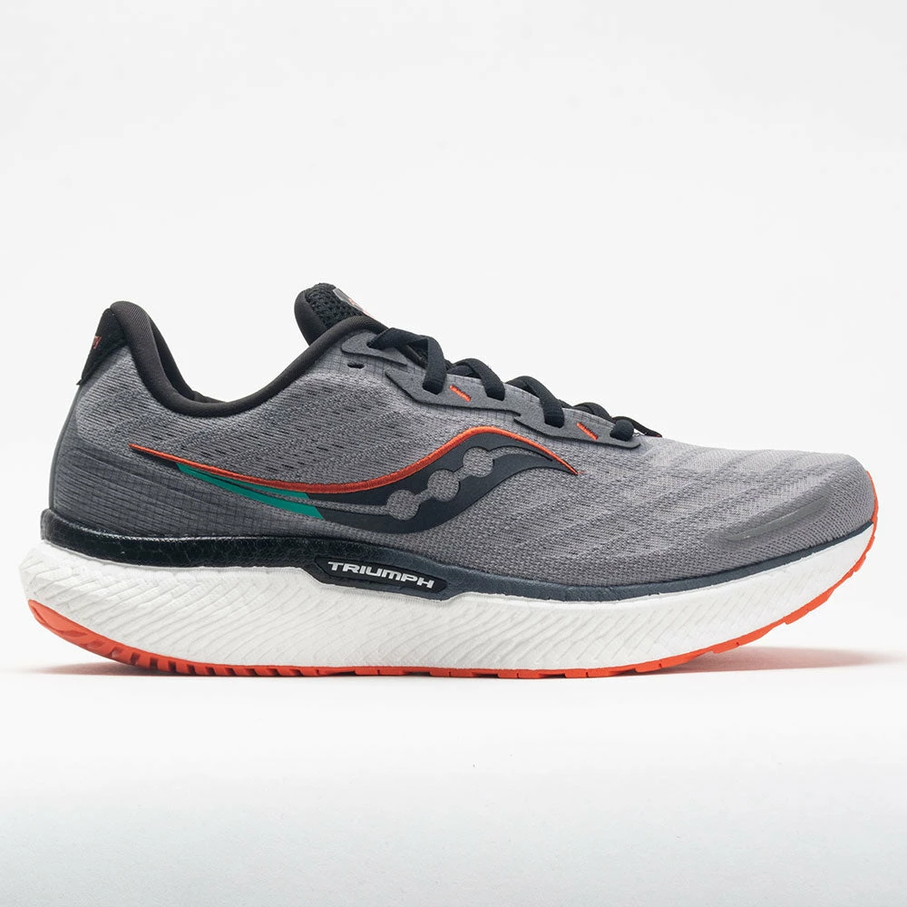 Best deal ๐ Buy โ Saucony Triumph 19 Men's Alloy/Fire Running ๐ ๐ Shoes ๐ฅฐ โค๏ธ 3 Saucony Triumph 19 Men's Alloy/Fire Running Shoes