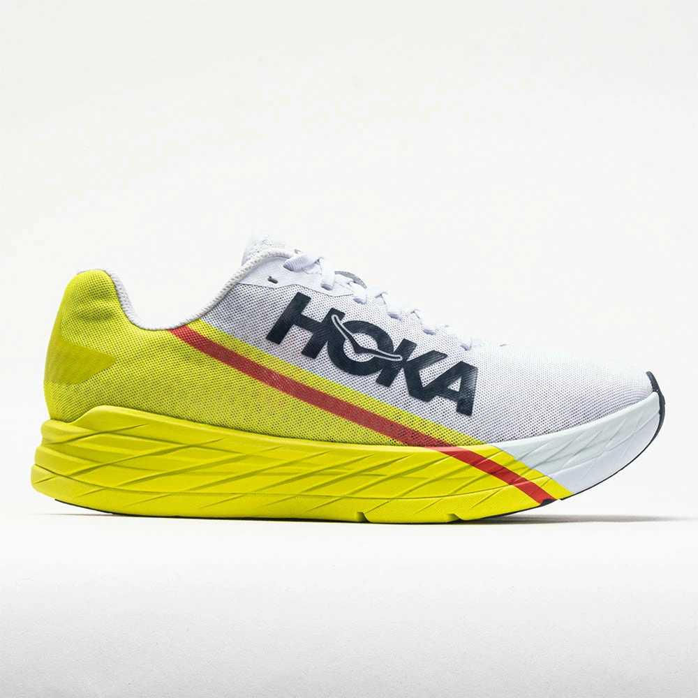 Outlet ๐คฉ Brand new โ๏ธ Running ๐ ๐ Shoes Hoka One One Rocket X Unisex White/Evening Primrose ๐ ๐ 3 Running Shoes Hoka One One Rocket X Unisex White/Evening Primrose