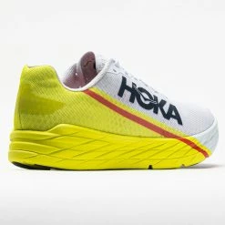 Outlet ๐คฉ Brand new โ๏ธ Running ๐ ๐ Shoes Hoka One One Rocket X Unisex White/Evening Primrose ๐ ๐ 13 Running Shoes Hoka One One Rocket X Unisex White/Evening Primrose