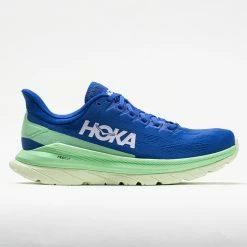 Hoka One One Mach 4 Men's Dazzling Blue/Green Ash Running Shoes