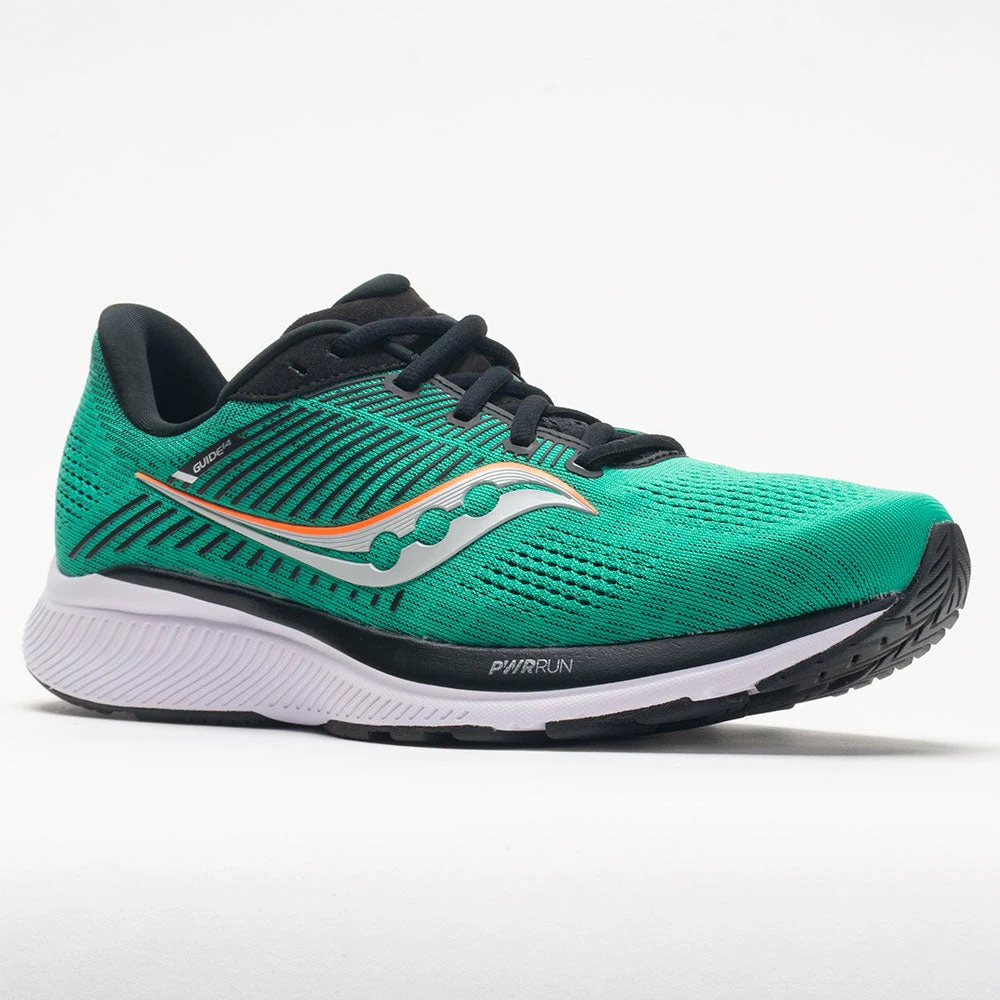 Brand new โจ Cheapest ๐ Saucony Guide 14 Men's Jade/Vizi Orange Running ๐ ๐ Shoes โ๏ธ ๐ 7 Saucony Guide 14 Men's Jade/Vizi Orange Running Shoes