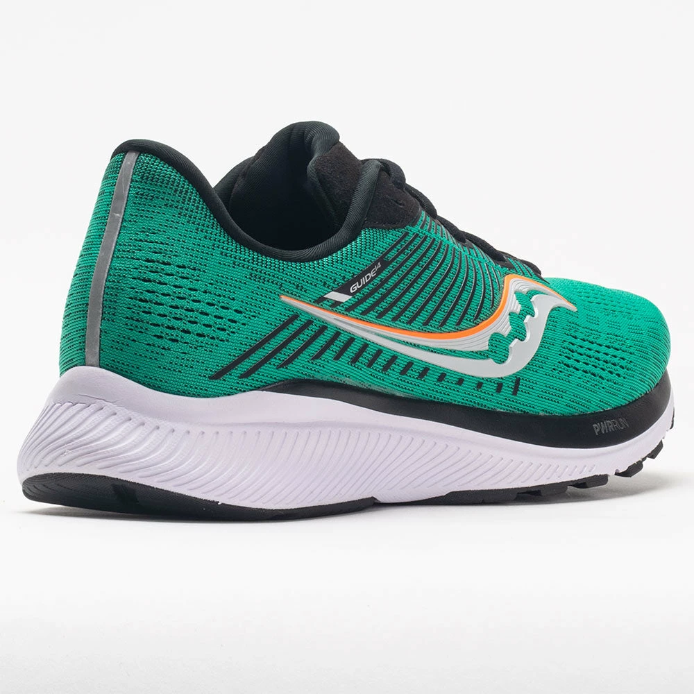 Brand new โจ Cheapest ๐ Saucony Guide 14 Men's Jade/Vizi Orange Running ๐ ๐ Shoes โ๏ธ ๐ 8 Saucony Guide 14 Men's Jade/Vizi Orange Running Shoes