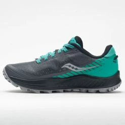 Saucony Peregrine 11 Women's Shadow/Jade Trail Running Shoes