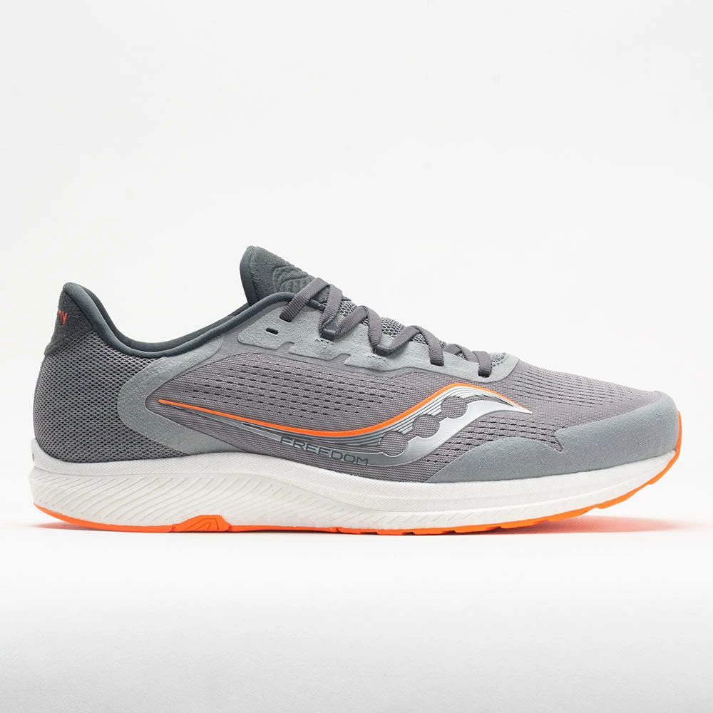 Best Pirce โจ Deals ๐ Running ๐ ๐ Shoes Saucony Freedom 4 Men's Alloy/Orange โ โจ 3 Running Shoes Saucony Freedom 4 Men's Alloy/Orange