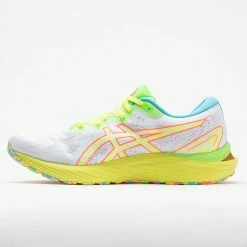 ASICS GEL-Cumulus 23 Men's White/Safety Yellow Running Shoes