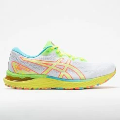 ASICS GEL-Cumulus 23 Men's White/Safety Yellow Running Shoes