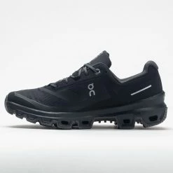 On Running On Cloudventure Waterproof Men's Black Trail Running Shoes