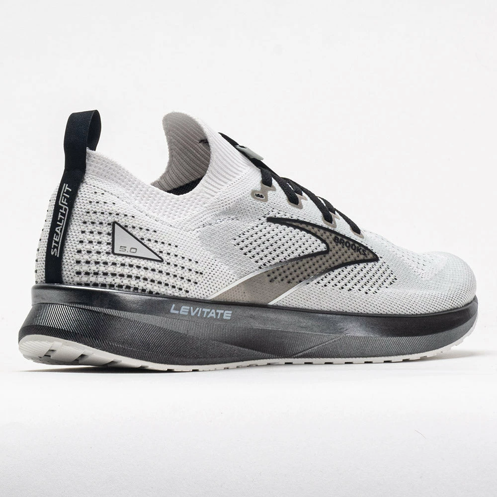 Hot Sale ๐ Best reviews of ๐ Brooks Levitate Stealthfit 5 Men's White /Gray/Black ๐ ๐ 8 Brooks Levitate Stealthfit 5 Men's White /Gray/Black