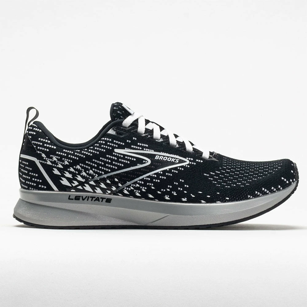 Best Sale ๐ Promo ๐ Brooks Levitate 5 ๐ฉ Women's Black/Gray/White โจ ๐ 3 Brooks Levitate 5 Women's Black/Gray/White