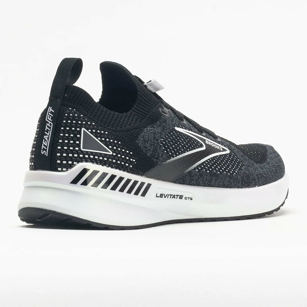 Cheapest ๐ Budget โค๏ธ Running ๐ ๐ Shoes Brooks Levitate Stealthfit GTS 5 ๐ฉ Women's Black/Gray/White ๐ ๐ฅฐ 8 Running Shoes Brooks Levitate Stealthfit GTS 5 Women's Black/Gray/White