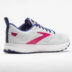 Buy ๐ Best Pirce โญ Brooks Revel 5 ๐ฉ Women's White/Navy/Pink Running ๐ ๐ Shoes ๐ฅฐ โญ 13 Brooks Revel 5 Women's White/Navy/Pink Running Shoes