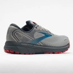 Brooks Ghost 14 Men's Gray/Blue/Red Running Shoes