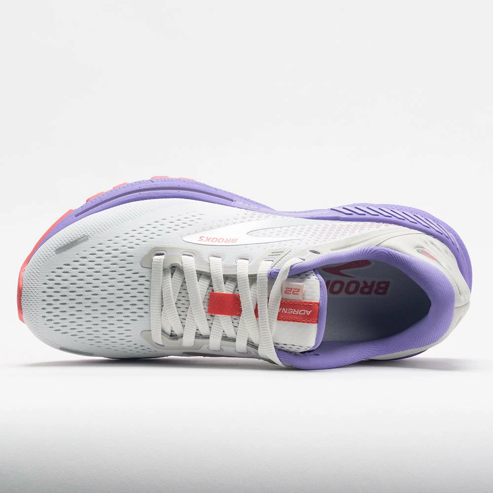 New โ๏ธ Deals ๐ Brooks Adrenaline GTS 22 ๐ฉ Women's White/Coral/Purple ๐ฅฐ ๐ 5 Brooks Adrenaline GTS 22 Women's White/Coral/Purple