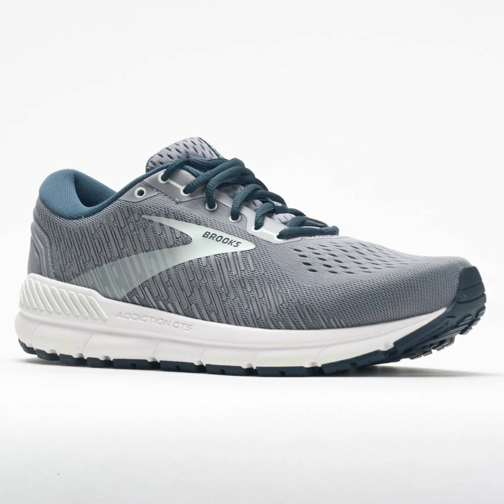 Deals 👍 Flash Sale 😉 Running 👟 👟 Shoes Brooks Addiction GTS 15 👩 Women's Gray/Navy/Aqua 😀 ⌛ 7 Running Shoes Brooks Addiction GTS 15 Women's Gray/Navy/Aqua