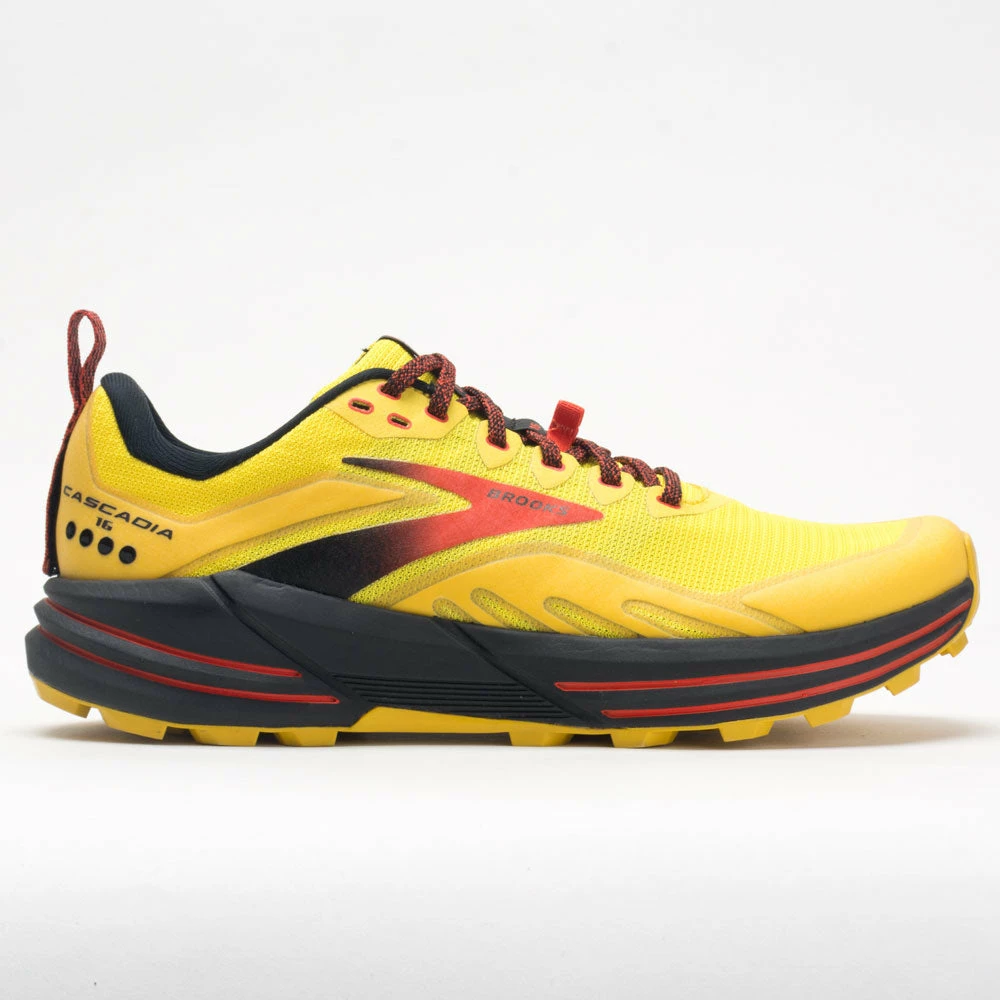 Best Pirce ๐ Flash Sale ๐ Brooks Cascadia 16 Men's Yellow/Black/Grenadine โ๏ธ โ๏ธ 3 Brooks Cascadia 16 Men's Yellow/Black/Grenadine
