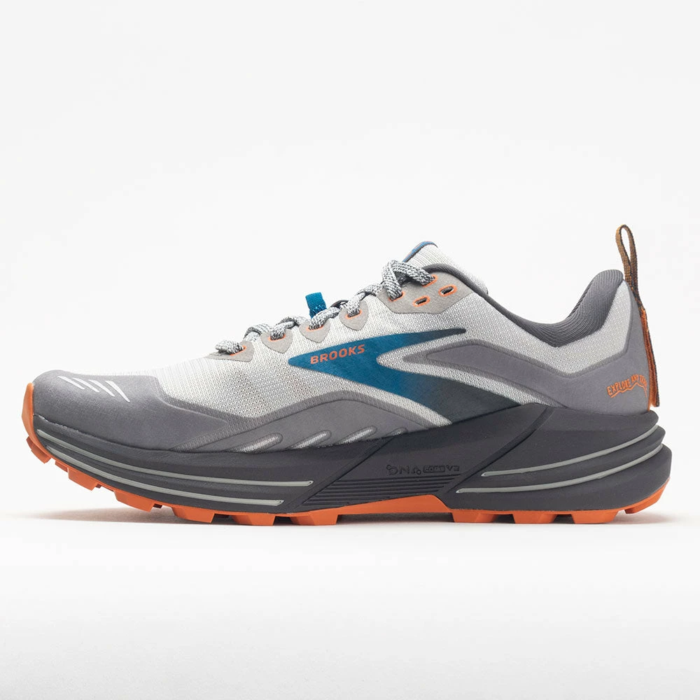 Outlet 🥰 New ⭐ Brooks Cascadia 16 Men's Oyster Mushroom/Orange 😉 ⭐ 4 Brooks Cascadia 16 Men's Oyster Mushroom/Orange