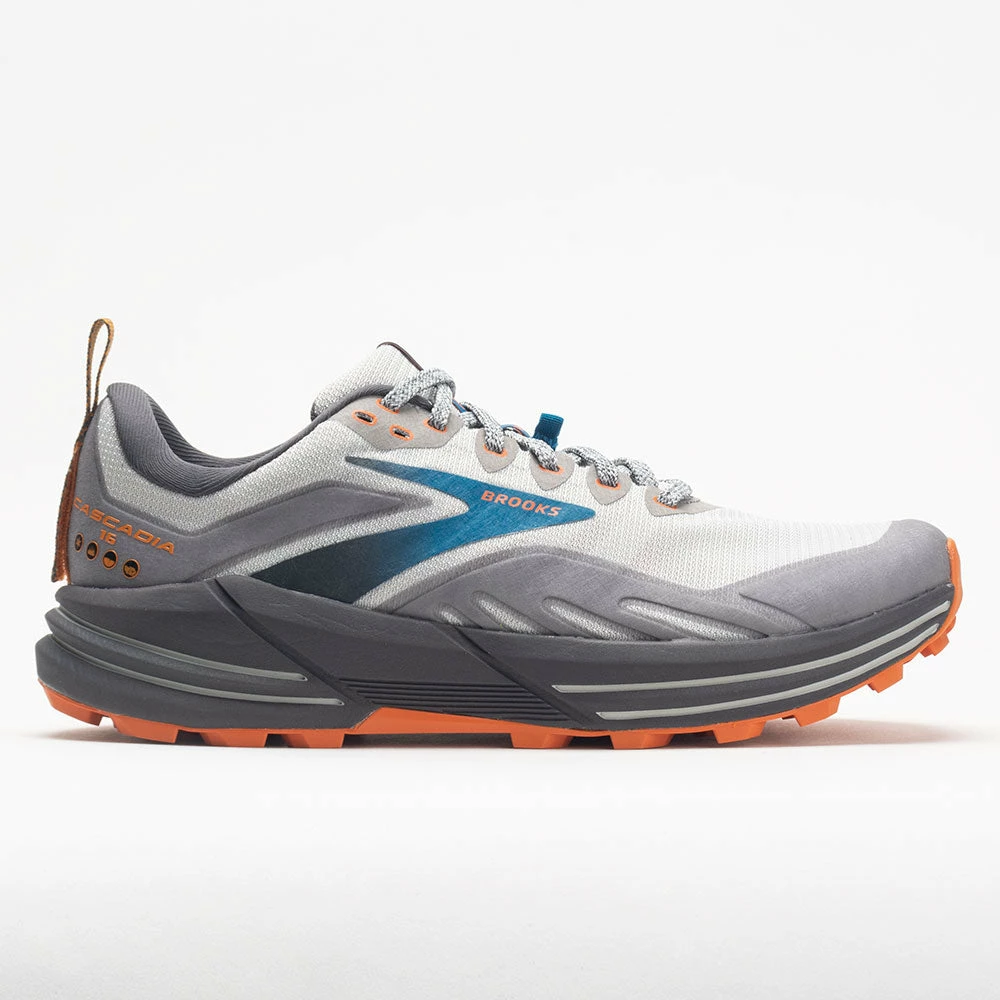 Outlet 🥰 New ⭐ Brooks Cascadia 16 Men's Oyster Mushroom/Orange 😉 ⭐ 3 Brooks Cascadia 16 Men's Oyster Mushroom/Orange