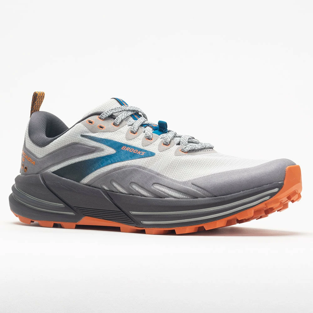 Outlet 🥰 New ⭐ Brooks Cascadia 16 Men's Oyster Mushroom/Orange 😉 ⭐ 7 Brooks Cascadia 16 Men's Oyster Mushroom/Orange