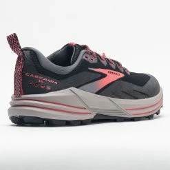 Trail Running Shoes Brooks Cascadia 16 GTX Women's Black/Blackened Pearl/Coral