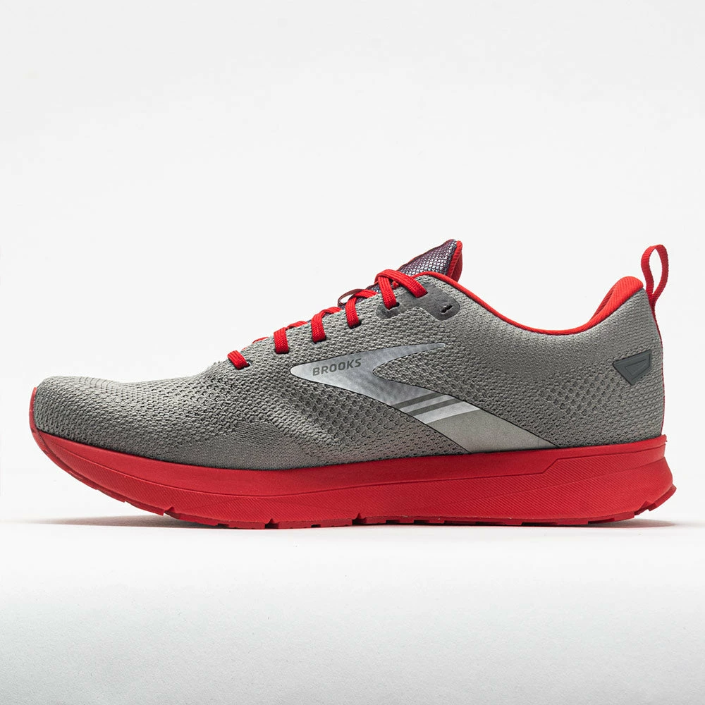 Coupon ๐ Discount โค๏ธ Running ๐ ๐ Shoes Brooks Revel 5 Men's Breakthrough Collection Grey/Red ๐ ๐ 4 Running Shoes Brooks Revel 5 Men's Breakthrough Collection Grey/Red