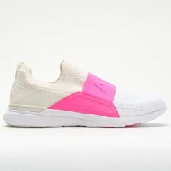 Athletic Propulsion Labs APL TechLoom Bliss Women's Pristine/Fusion Pink/White Walking Shoes
