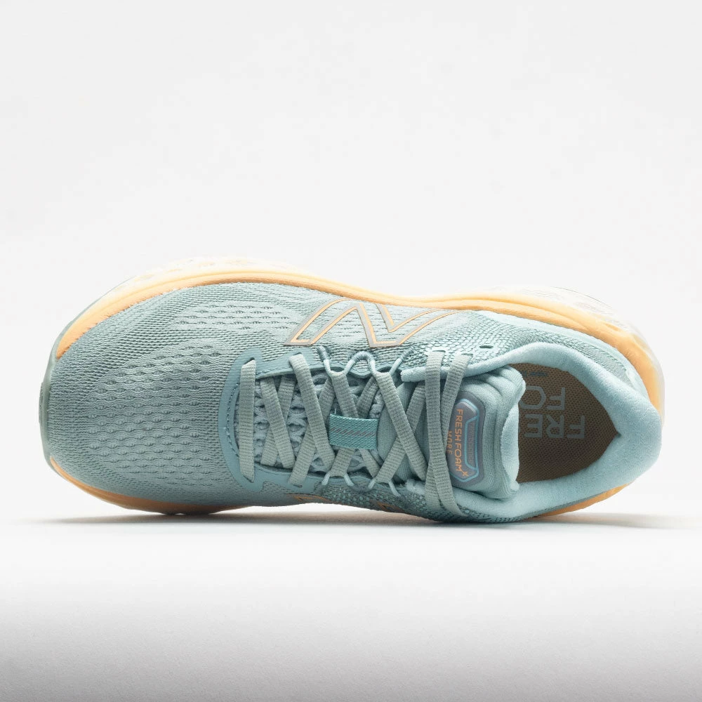 Buy 💯 Brand new ✔️ New Balance Fresh Foam More V3 👩 Women's Storm Blue/Light Mango Running 👟 👟 Shoes 👏 😍 5 New Balance Fresh Foam More V3 Women's Storm Blue/Light Mango Running Shoes