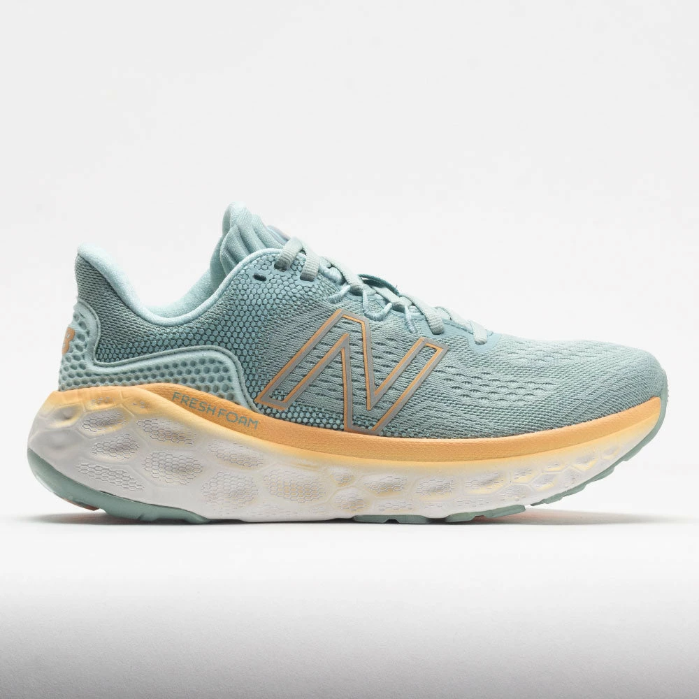 Buy 💯 Brand new ✔️ New Balance Fresh Foam More V3 👩 Women's Storm Blue/Light Mango Running 👟 👟 Shoes 👏 😍 3 New Balance Fresh Foam More V3 Women's Storm Blue/Light Mango Running Shoes