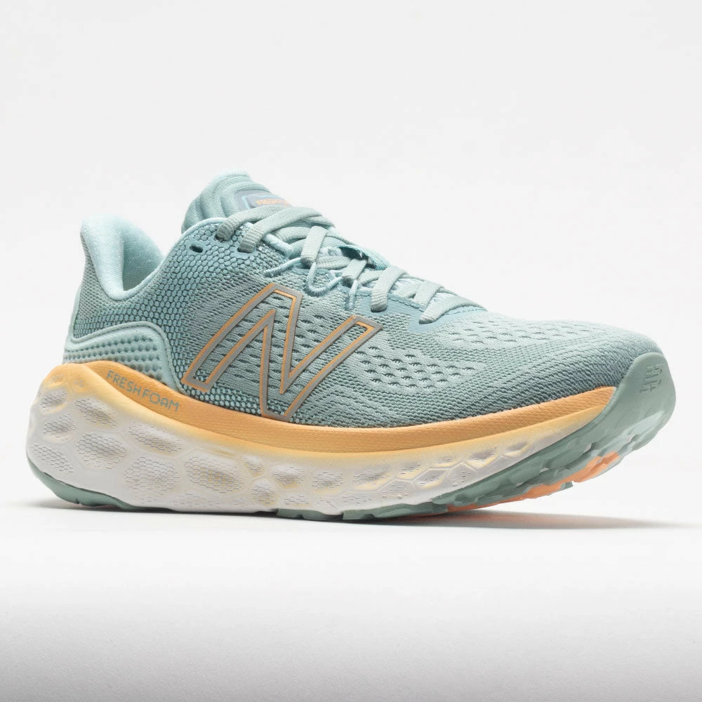 Buy 💯 Brand new ✔️ New Balance Fresh Foam More V3 👩 Women's Storm Blue/Light Mango Running 👟 👟 Shoes 👏 😍 7 New Balance Fresh Foam More V3 Women's Storm Blue/Light Mango Running Shoes