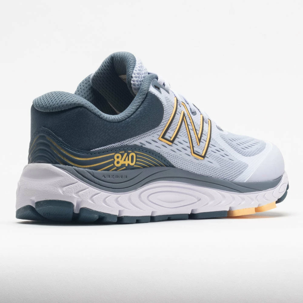 Deals 👍 Outlet 😉 New Balance 840v5 👩 Women's Silent Grey/Light Mango 🔔 🔔 8 New Balance 840v5 Women's Silent Grey/Light Mango