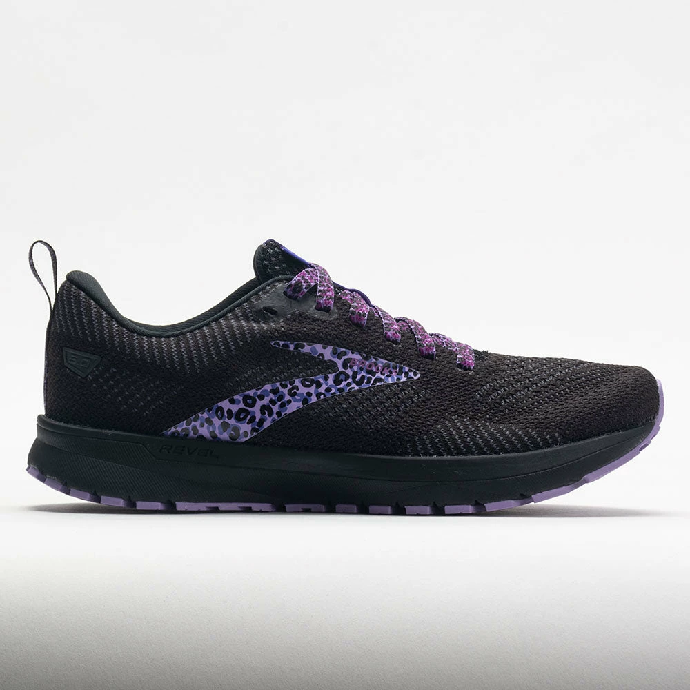 Cheapest ๐งจ Coupon โ Brooks Revel 5 ๐ฉ Women's Electric Cheetah Run Wild Black Running ๐ ๐ Shoes ๐ฏ ๐ 3 Brooks Revel 5 Women's Electric Cheetah Run Wild Black Running Shoes