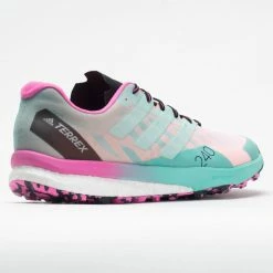Budget ๐คฉ Promo โค๏ธ Adidas Terrex Speed Ultra Men's White/Clear Mint/Screaming Pink Trail Running ๐ ๐ Shoes ๐ ๐ 13 Adidas Terrex Speed Ultra Men's White/Clear Mint/Screaming Pink Trail Running Shoes