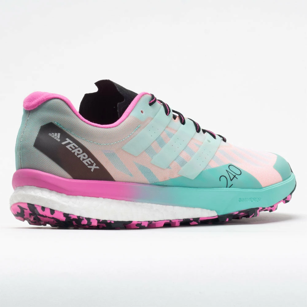 Budget ๐คฉ Promo โค๏ธ Adidas Terrex Speed Ultra Men's White/Clear Mint/Screaming Pink Trail Running ๐ ๐ Shoes ๐ ๐ 8 Adidas Terrex Speed Ultra Men's White/Clear Mint/Screaming Pink Trail Running Shoes
