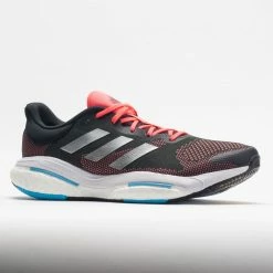 Outlet โ Discount ๐ Adidas Solar Glide 5 Men's Carbon/Silver Metallic/Turbo Running ๐ ๐ Shoes ๐ โจ 12 Adidas Solar Glide 5 Men's Carbon/Silver Metallic/Turbo Running Shoes