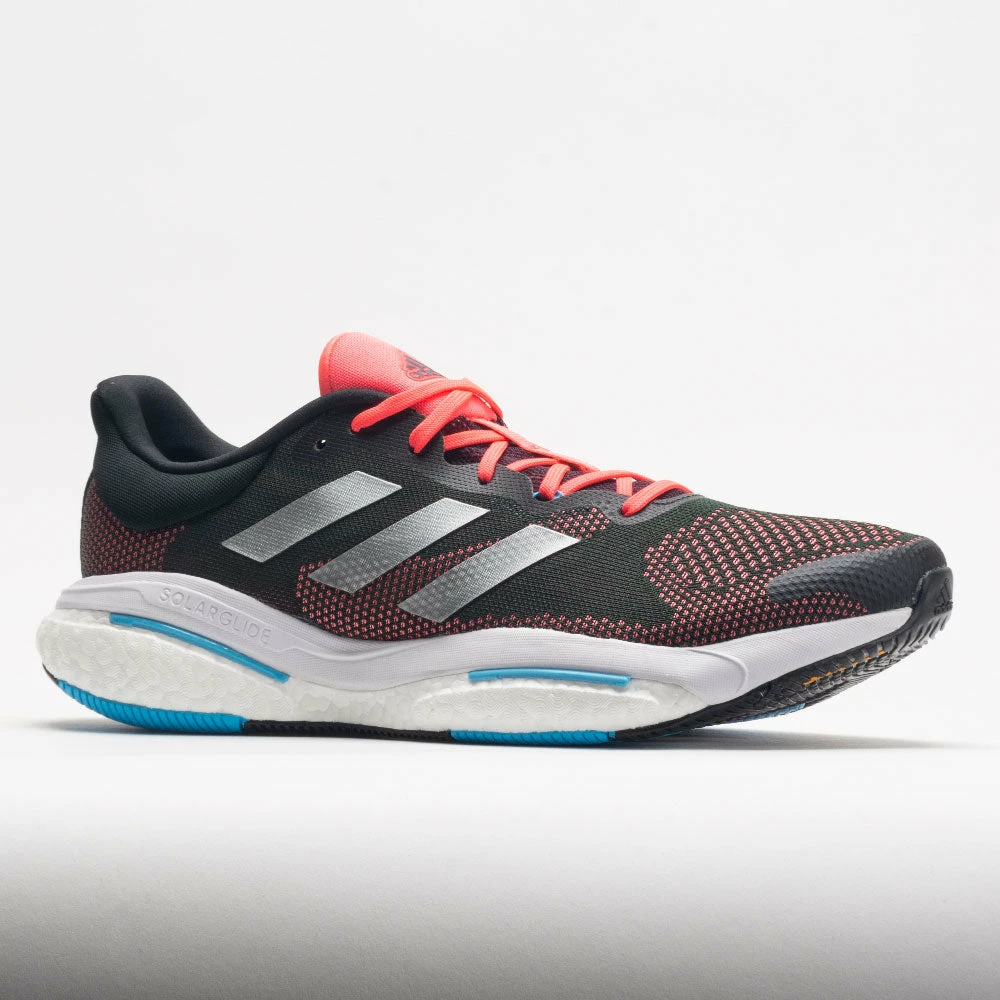Outlet โ Discount ๐ Adidas Solar Glide 5 Men's Carbon/Silver Metallic/Turbo Running ๐ ๐ Shoes ๐ โจ 7 Adidas Solar Glide 5 Men's Carbon/Silver Metallic/Turbo Running Shoes