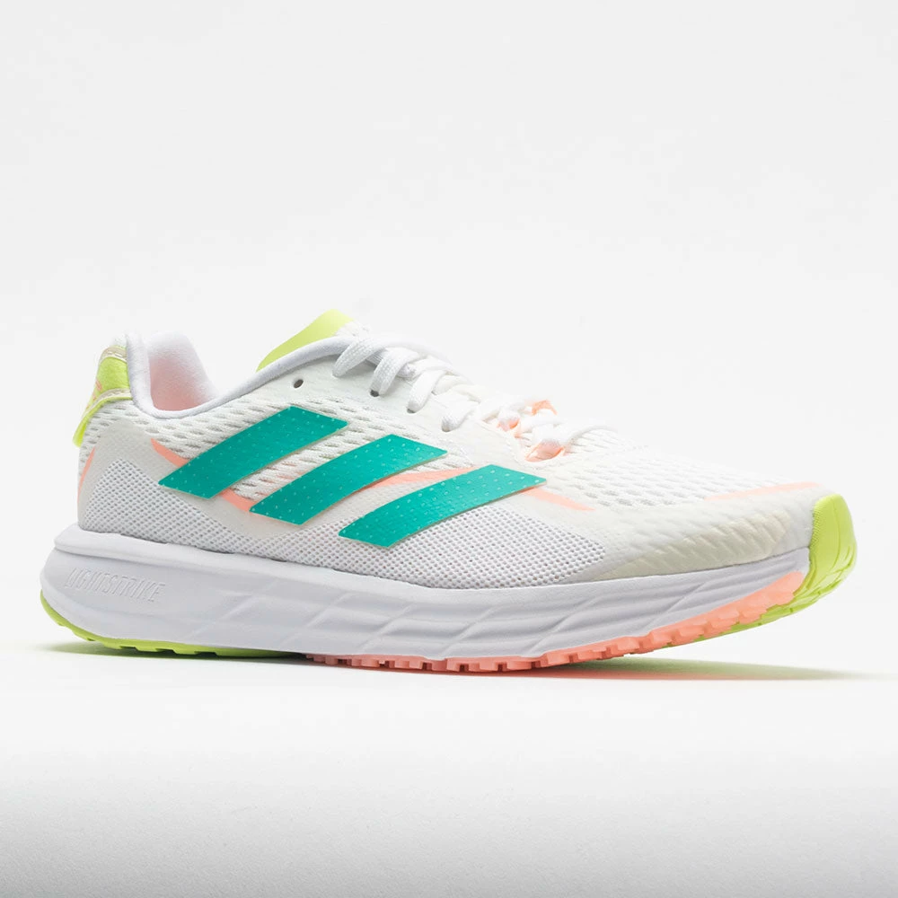 Best Sale ๐ฅฐ Coupon โค๏ธ Adidas SL20.3 ๐ฉ Women's White/Mint Rush/Light Flash Orange Running ๐ ๐ Shoes โจ ๐ฅ 7 Adidas SL20.3 Women's White/Mint Rush/Light Flash Orange Running Shoes
