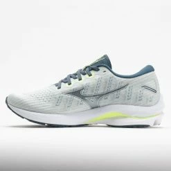 Outlet ⭐ Wholesale 🤩 Running 👞 👞 Shoes Mizuno Wave Rider 25 Waveknit Men's Misty Blue 🎉 ⭐ 9 Running Shoes Mizuno Wave Rider 25 Waveknit Men's Misty Blue