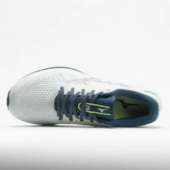 Outlet ⭐ Wholesale 🤩 Running 👞 👞 Shoes Mizuno Wave Rider 25 Waveknit Men's Misty Blue 🎉 ⭐ 10 Running Shoes Mizuno Wave Rider 25 Waveknit Men's Misty Blue