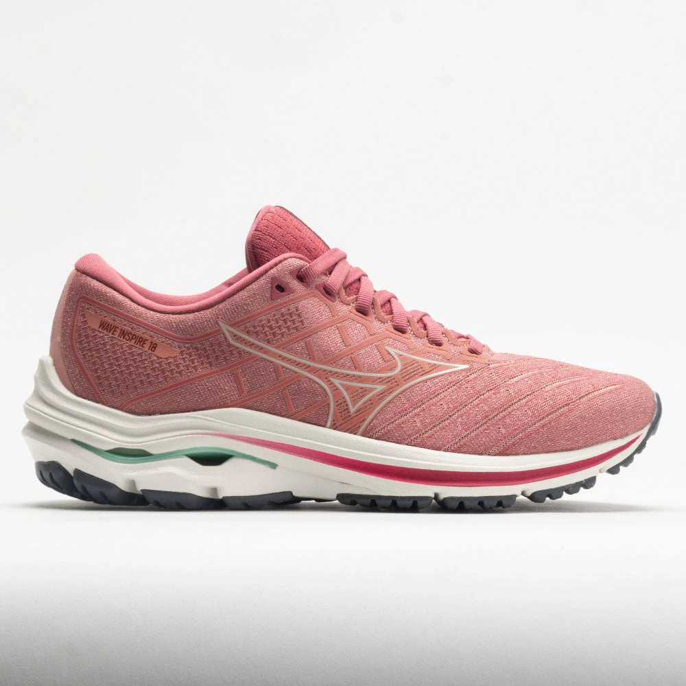 Best Pirce ๐ Discount ๐ Running ๐ ๐ Shoes Mizuno Wave Inspire 18 ๐ฉ Women's Rosette/Snow White ๐ โญ 3 Running Shoes Mizuno Wave Inspire 18 Women's Rosette/Snow White