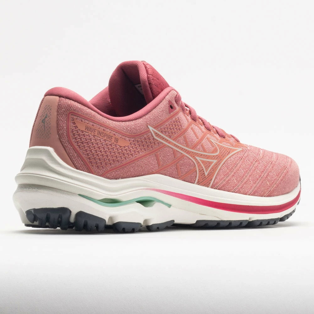 Best Pirce ๐ Discount ๐ Running ๐ ๐ Shoes Mizuno Wave Inspire 18 ๐ฉ Women's Rosette/Snow White ๐ โญ 8 Running Shoes Mizuno Wave Inspire 18 Women's Rosette/Snow White