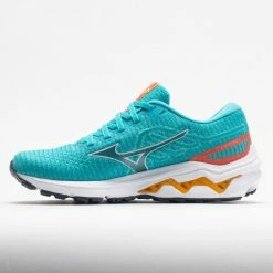 Running Shoes Mizuno Wave Inspire 18 Waveknit Women's Turquoise