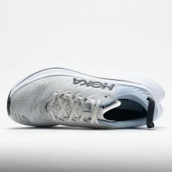 HOKA Bondi X Men's Blanc De Blanc/Blue Fog