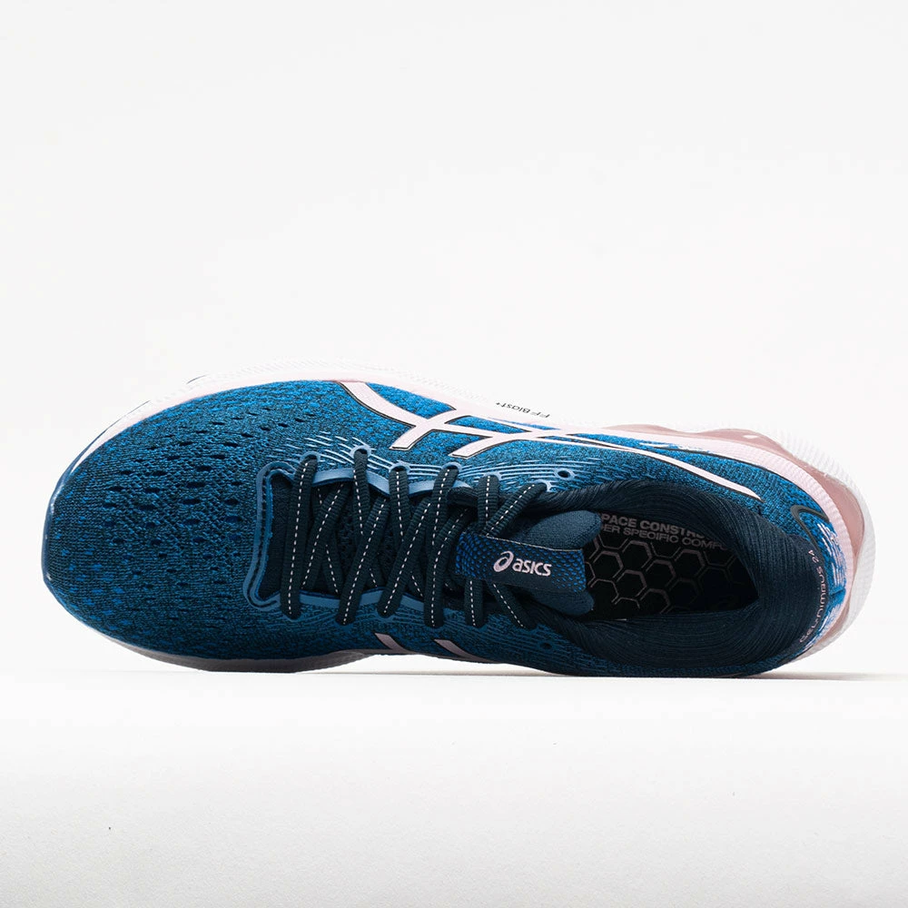 Flash Sale ⭐ Buy ❤️ Running 👟 👟 Shoes ASICS GEL-Nimbus 24 👩 Women's French Blue/Barely Rose 🥰 👍 5 Running Shoes ASICS GEL-Nimbus 24 Women's French Blue/Barely Rose