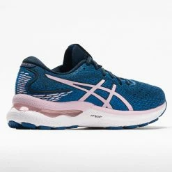 Flash Sale ⭐ Buy ❤️ Running 👟 👟 Shoes ASICS GEL-Nimbus 24 👩 Women's French Blue/Barely Rose 🥰 👍 13 Running Shoes ASICS GEL-Nimbus 24 Women's French Blue/Barely Rose
