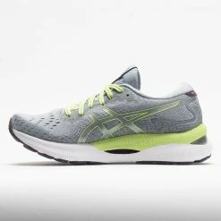 ASICS GEL-Nimbus 24 Women's Piedmont Grey/Lime Green Running Shoes