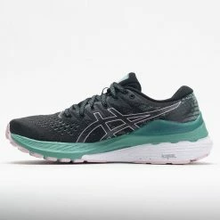 ASICS GEL-Kayano 28 Women's Black/Sage Green Running Shoes