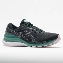 Hot Sale 😀 Brand new ⌛ ASICS GEL-Kayano 28 👩 Women's Black/Sage Green Running 👟 👟 Shoes 🤩 🛒 12 ASICS GEL-Kayano 28 Women's Black/Sage Green Running Shoes